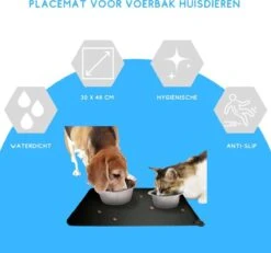 Winkrs - Placemat Voor Voerbak Van Hond Of Kat Huisdieren - Zwart Siliconen Waterdicht 9 Winkrs - Placemat Voor Voerbak Van Hond Of Kat Huisdieren - Zwart Siliconen Waterdicht -Exporteren Alles Voor Honden Winkel 1200x1124 20