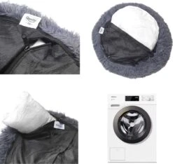 Hondenmand Donut – 60 Cm - Honden Mand – Pluche – Fluffy – Extra Zacht - Hondenkussen – Kattenkussen – Bed - Wasbaar Met Rits – Hondenmanden – Rond – Bank – Grijs - Qwality 15 Hondenmand Donut – 60 Cm - Honden Mand – Pluche – Fluffy – Extra Zacht - Hondenkussen – Kattenkussen – Bed - Wasbaar Met Rits – Hondenmanden – Rond – Bank – Grijs - Qwality -Exporteren Alles Voor Honden Winkel 1200x1139 3