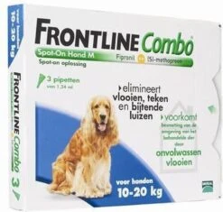 Frontline Combo - M: Van 10 Tot 20 Kg - Anti Vlooienmiddel En Tekenmiddel - Hond - 6 Pipetten -Exporteren Alles Voor Honden Winkel 1200x1141 10