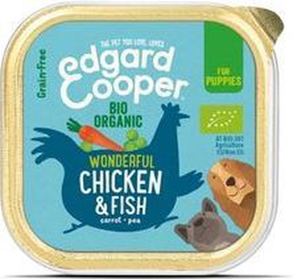 17x Edgard & Cooper Kuipje Vers Vlees Puppy Hondenvoer Bio Kip - Vis 100 Gr 13 17x Edgard & Cooper Kuipje Vers Vlees Puppy Hondenvoer Bio Kip - Vis 100 Gr - Afbeelding 11