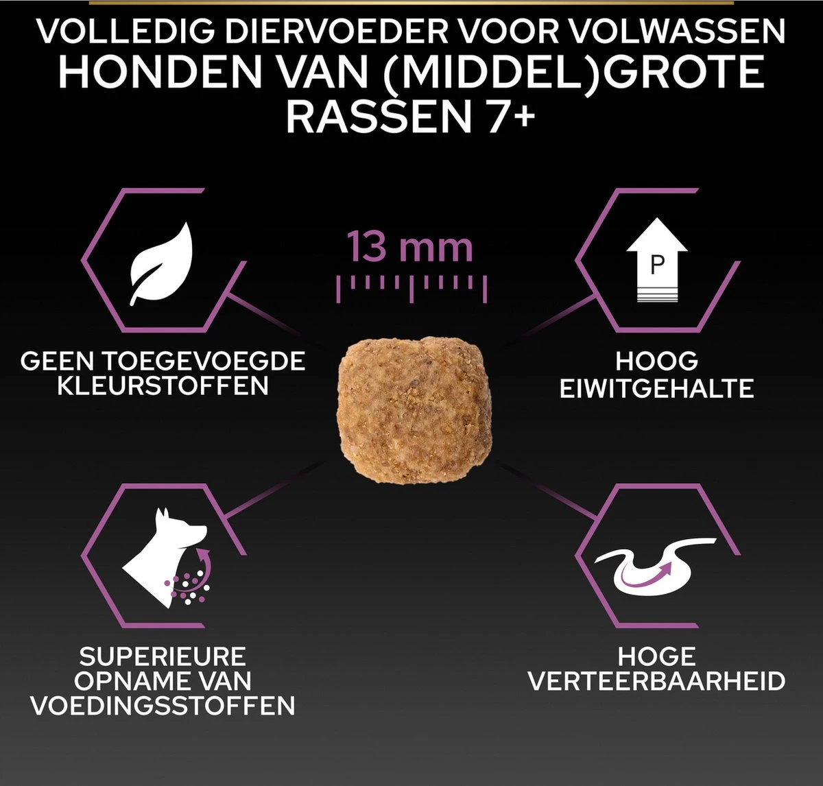 Pro Plan Medium & Large Adult 7+ (Senior) Age Defence - Honden Droogvoer- Kip - 14 Kg 10 Pro Plan Medium & Large Adult 7+ (Senior) Age Defence - Honden Droogvoer- Kip - 14 Kg - Afbeelding 8