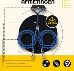 KCMultisupplies Dubbele Hondenriem Voor 2 Honden - Duo Hondenlijn Voor Hond - 120cm - Hondenleiband Riem -Exporteren Alles Voor Honden Winkel 1200x1147 11