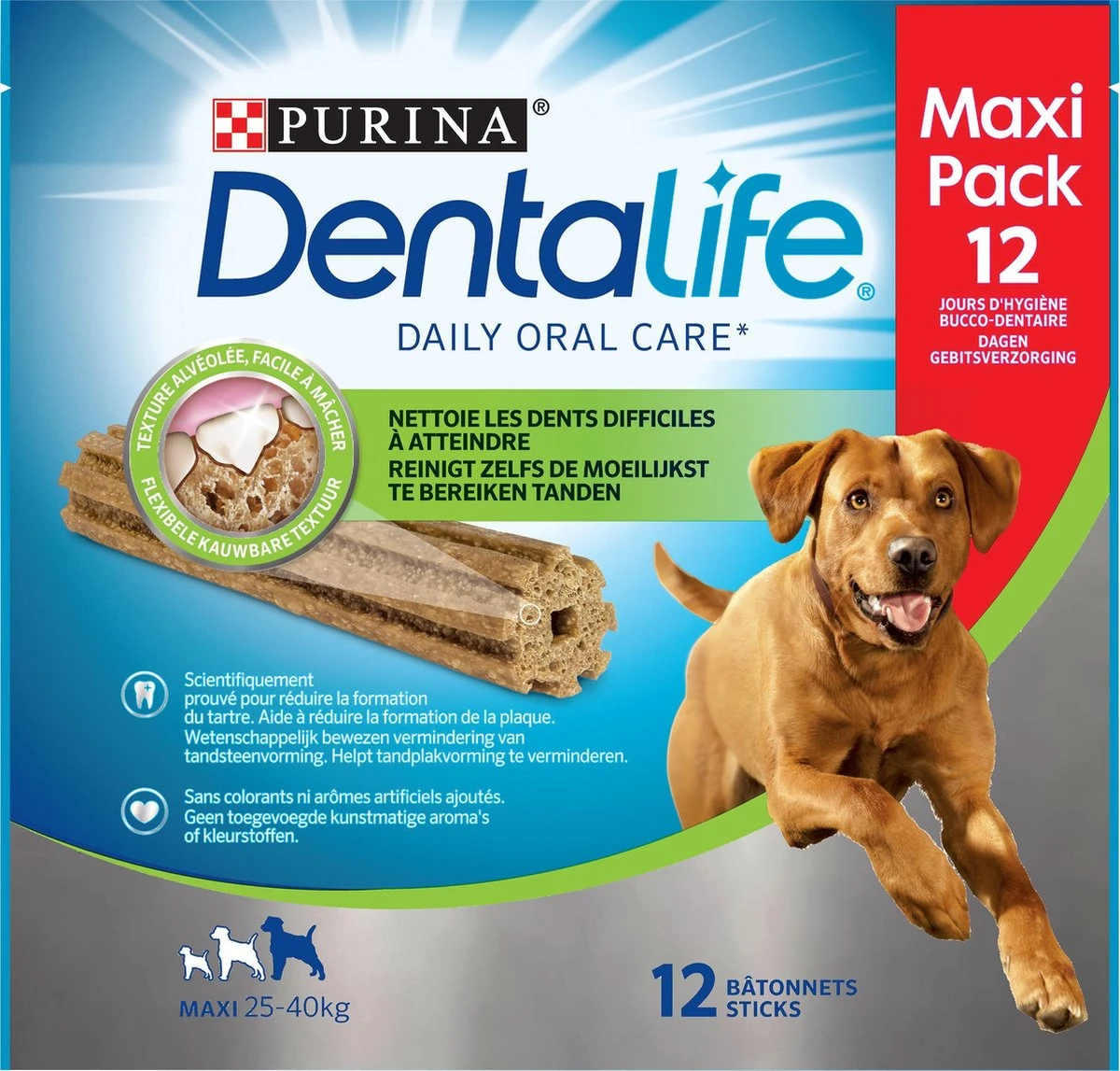 Dentalife Daily Oral Care Maxi Pack - Hondensnack L - 60 St. 3 Dentalife Daily Oral Care Maxi Pack - Hondensnack L - 60 St.