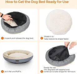 Hoppa! Hondenbed, Kattenbed, Donut, Ø 50 Cm, Lichtgrijs 17 Hoppa! Hondenbed, Kattenbed, Donut, Ø 50 Cm, Lichtgrijs -Exporteren Alles Voor Honden Winkel 1200x1150 14