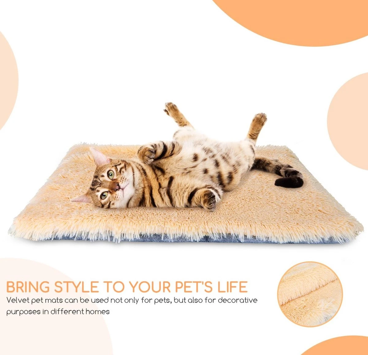 Nobleza Fluffy Benchkussen - Dierenkussen - Hondenkussen - Kattenkussen - Benchmat - Dierenmat - Hondenmat - Kattenmat - Crème - Maat L 9 Nobleza Fluffy Benchkussen - Dierenkussen - Hondenkussen - Kattenkussen - Benchmat - Dierenmat - Hondenmat - Kattenmat - Crème - Maat L - Afbeelding 7