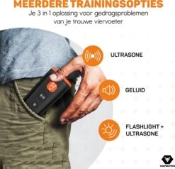 Vulpes Pets® Ultrasone Anti Blaf Apparaat – 3-in-1 Anti Blaf Apparaat Pro - Diervriendelijk & Zonder Schok - Alternatief Anti Blafband - Voor Kleine & Grote Honden - Audio - Flashlight - USB-Oplaadbaar -Exporteren Alles Voor Honden Winkel 1200x1157 2