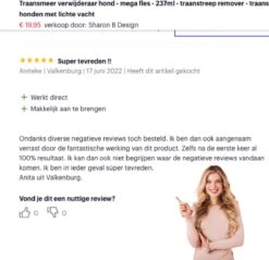 Traansmeer Verwijderaar Hond - Mega Fles - 237ml - Traanstreep Remover - Traansmeer Remover - Tegen Korstjes En Verkleuringen Bij Honden Met Lichte Vacht -Exporteren Alles Voor Honden Winkel 1200x1159 42