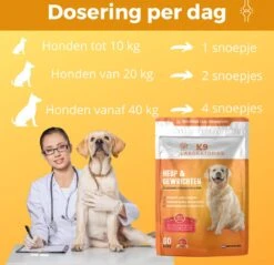 K9 Laboratories - Voordeel Pak - 120 Stuks - Voor Honden - Met Gewrichtsklachten - Artrose - Stijve Gewrichten - Ouderdom - HD - ED - Bevat Glucosamine - MSM - Chondorïtine - Voor Behoud Van Kraakbeen -Exporteren Alles Voor Honden Winkel 1200x1160 10