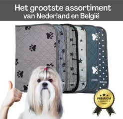 XXL Puppy Training Pad - Plasmat - Zwart - 104 X 104 Cm - Hondentoilet - Herbruikbaar - Wasbaar 16 XXL Puppy Training Pad - Plasmat - Zwart - 104 X 104 Cm - Hondentoilet - Herbruikbaar - Wasbaar -Exporteren Alles Voor Honden Winkel 1200x1163 4