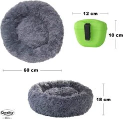 Hondenmand Donut – 60 Cm - Honden Mand – Pluche – Fluffy – Extra Zacht - Hondenkussen – Kattenkussen – Bed - Wasbaar Met Rits – Hondenmanden – Rond – Bank – Grijs - Qwality 16 Hondenmand Donut – 60 Cm - Honden Mand – Pluche – Fluffy – Extra Zacht - Hondenkussen – Kattenkussen – Bed - Wasbaar Met Rits – Hondenmanden – Rond – Bank – Grijs - Qwality -Exporteren Alles Voor Honden Winkel 1200x1163 7