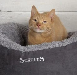 Scruffs Cosy Kattenmand - Comfortabel En Voordelig Met Zachte Binnenvoering En Imitatie Suède Buitenvoering - 3 Kleuren - Ø 45 Cm - Karamel -Exporteren Alles Voor Honden Winkel 1200x1167 12