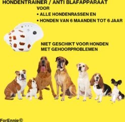 Merkloos Ultrasone Hondentrainer - Anti Blafapparaat | Anti Blaf Apparaat | Anti Blafband | Dierendag | Trainer | Design | Schelp | Retro | Blafband Voor Honden -Exporteren Alles Voor Honden Winkel 1200x1167 8