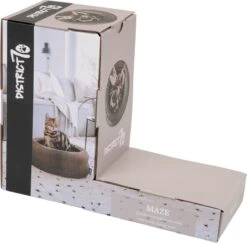 District 70 MAZE 3-in-1 Opvouwbare Kartonnen Kattenmand - Inclusief Catnip Balletje - Voor Slapen, Spelen En Krabben! -Exporteren Alles Voor Honden Winkel 1200x1180 12