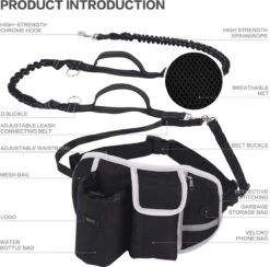 BOTC Looplijn Hond Met Heupriem Voor Hardlopen - Hondenriem - Zwart 13 BOTC Looplijn Hond Met Heupriem Voor Hardlopen - Hondenriem - Zwart -Exporteren Alles Voor Honden Winkel 1200x1184 5