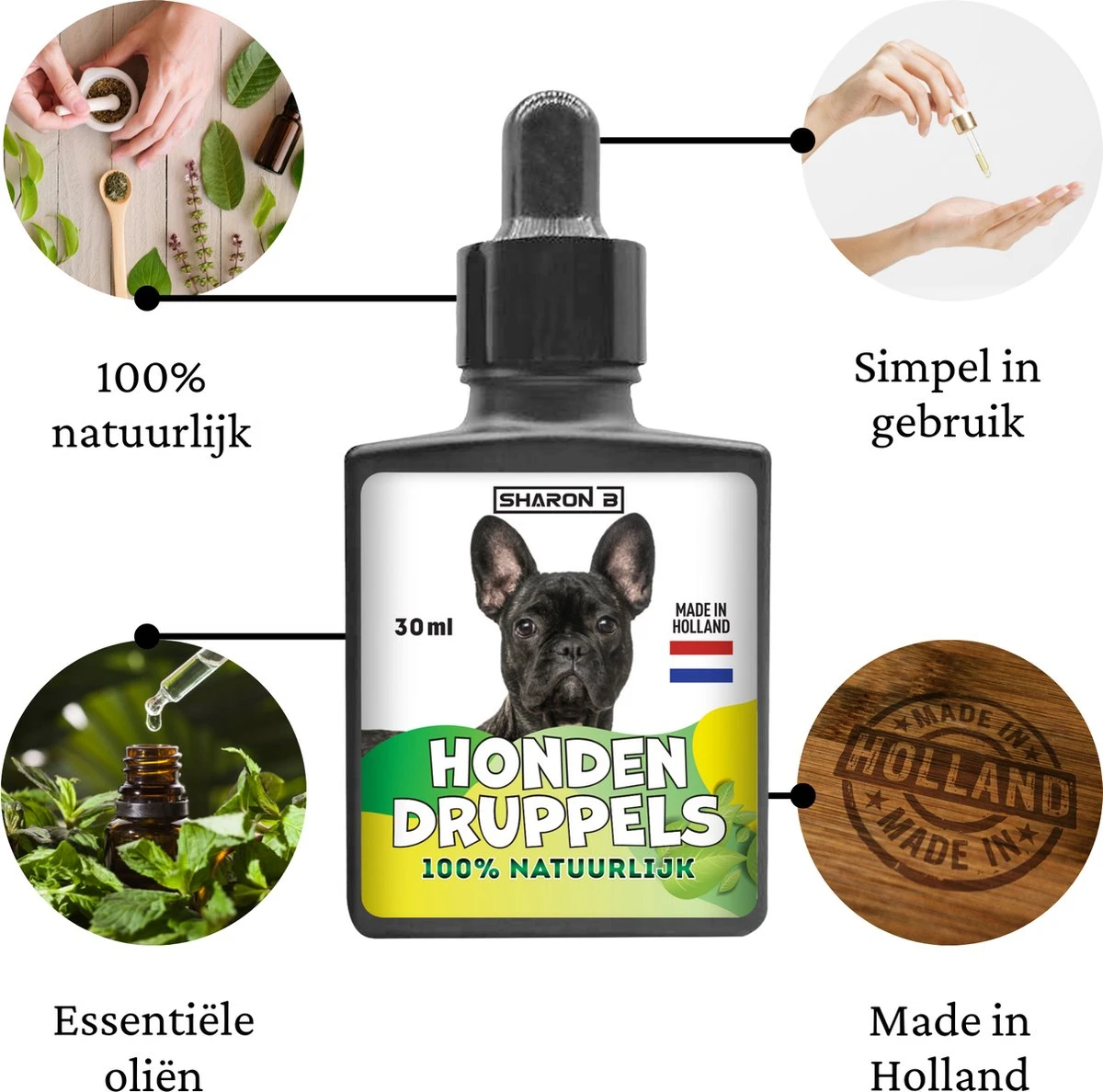 100% Natuurlijke Vlooiendruppels Voor Honden - Van 10-20 Kg - Vlooien - Made In Holland - Zonder Schadelijke Pesticiden - Vachtdruppels 5 100% Natuurlijke Vlooiendruppels Voor Honden - Van 10-20 Kg - Vlooien - Made In Holland - Zonder Schadelijke Pesticiden - Vachtdruppels - Afbeelding 3