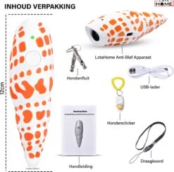 Merkloos LotaHome - Anti Blaf Apparaat - Hondentrainer Voor Binnen En Buiten - Bereik Tot 15 Meter - Diervriendelijk - Zonder Schok - Ultrasone - Voor Alle Honden - Inclusief Clicker -Exporteren Alles Voor Honden Winkel 1200x1188 3
