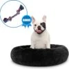 Pawzle Hondenmand - Donut Hondenkussen - Kattenmand - Bed Voor Honden & Katten - Wasbaar - 80cm - Zwart -Exporteren Alles Voor Honden Winkel 1200x1192 6