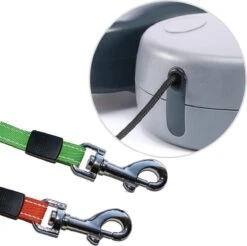 Merkloos Dubbele Hondenriem Voor Twee Honden - Grijs - Tot 22 Kg (per Hond) - 300 Cm -Exporteren Alles Voor Honden Winkel 1200x1194 3