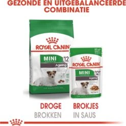 Royal Canin Shn Mini Ageing 12plus Pouch - Hondenvoer - 12x85 G -Exporteren Alles Voor Honden Winkel 1200x1197 7
