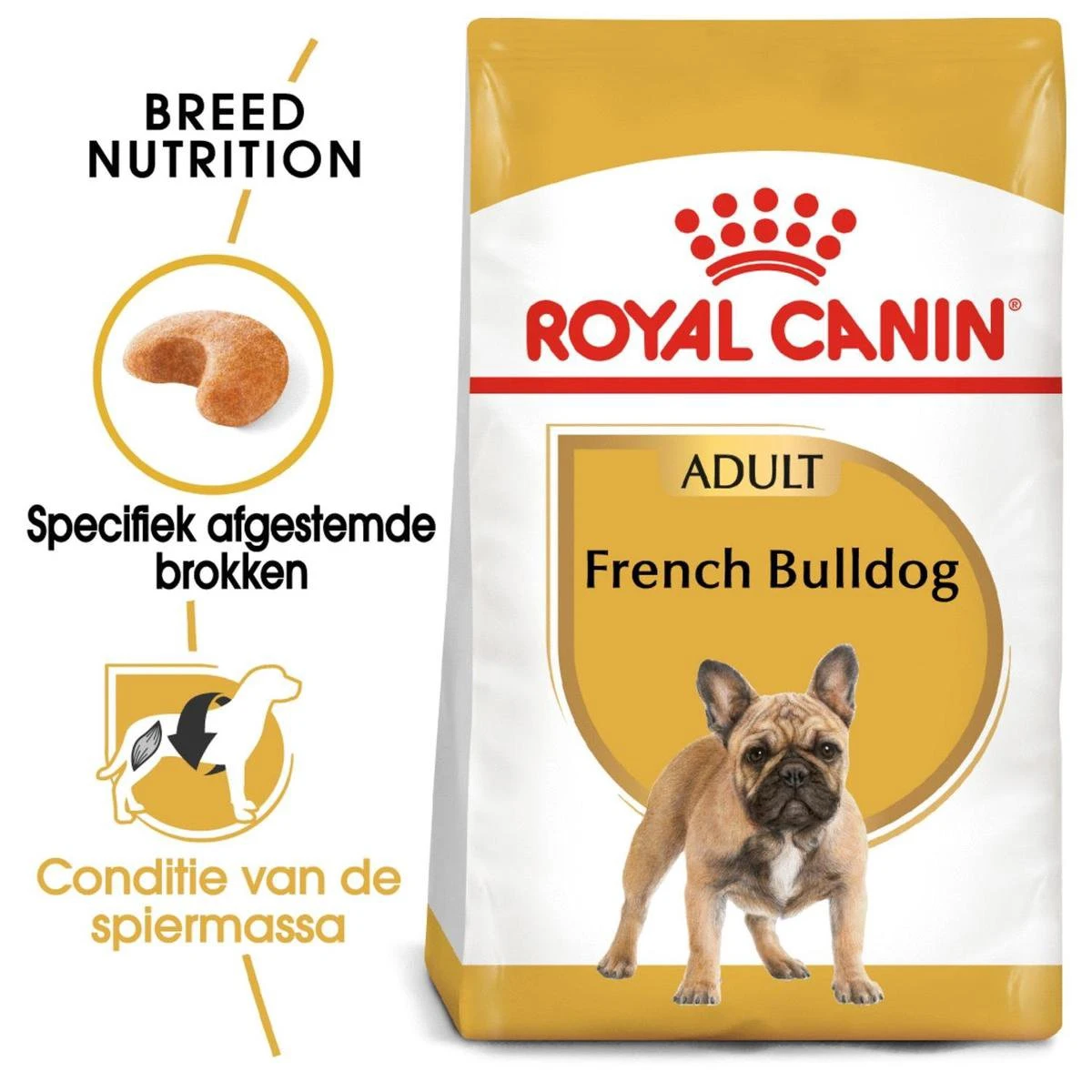 Royal Canin French Bulldog Adult 9 KG 4 Royal Canin French Bulldog Adult 9 KG - Afbeelding 2