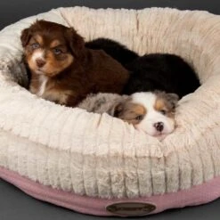 Scruffs Ellen Donut - Warme Hondenmand Van Imitatiebont - Kleur Grijs, Roze Of Bruin - Maat M Of L - Kleur: Grijs, Maat: Medium -Exporteren Alles Voor Honden Winkel 1200x1200 1130