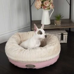 Scruffs Ellen Donut - Warme Hondenmand Van Imitatiebont - Kleur Grijs, Roze Of Bruin - Maat M Of L - Kleur: Grijs, Maat: Medium -Exporteren Alles Voor Honden Winkel 1200x1200 1131