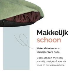 Rexproduct Hondenkussen - Hondenmand - Hondenbed Met Rits En Wasbaar - Manden & Kussens 90 X 110 CM - 0 Tot 80 Kg - SoftPet Groen -Exporteren Alles Voor Honden Winkel 1200x1200 1229