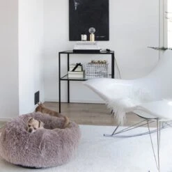 District 70 FUZZ - Hondenmand Comfortabel En Zacht Pluche - Zand, Oudroze, Donkergrijs En Lichtgrijs In S/M/L/XL - Maat: Large, Kleur: Zand -Exporteren Alles Voor Honden Winkel 1200x1200 1238