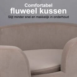 Maxxpro Pet Bed - Huisdieren Tot 80KG - Zacht Fluwelen Kussen - Verhoogd Katten- En Hondenbed - Grijs - 60,5 X 40,5 X 23,5 Cm -Exporteren Alles Voor Honden Winkel 1200x1200 1334