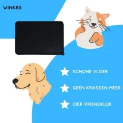 Winkrs - Placemat Voor Voerbak Van Hond Of Kat Huisdieren - Zwart Siliconen Waterdicht 8 Winkrs - Placemat Voor Voerbak Van Hond Of Kat Huisdieren - Zwart Siliconen Waterdicht -Exporteren Alles Voor Honden Winkel 1200x1200 1373