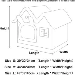 CAT Kattenmand Kattenhuis Maat M - Lekker Slapen Bed Hond Katten Huis Verwijderbare Kussen Ingesloten Pet Bed Voor Kat Kittens Puppy Pet Kat Accessoires -Exporteren Alles Voor Honden Winkel 1200x1200 1390