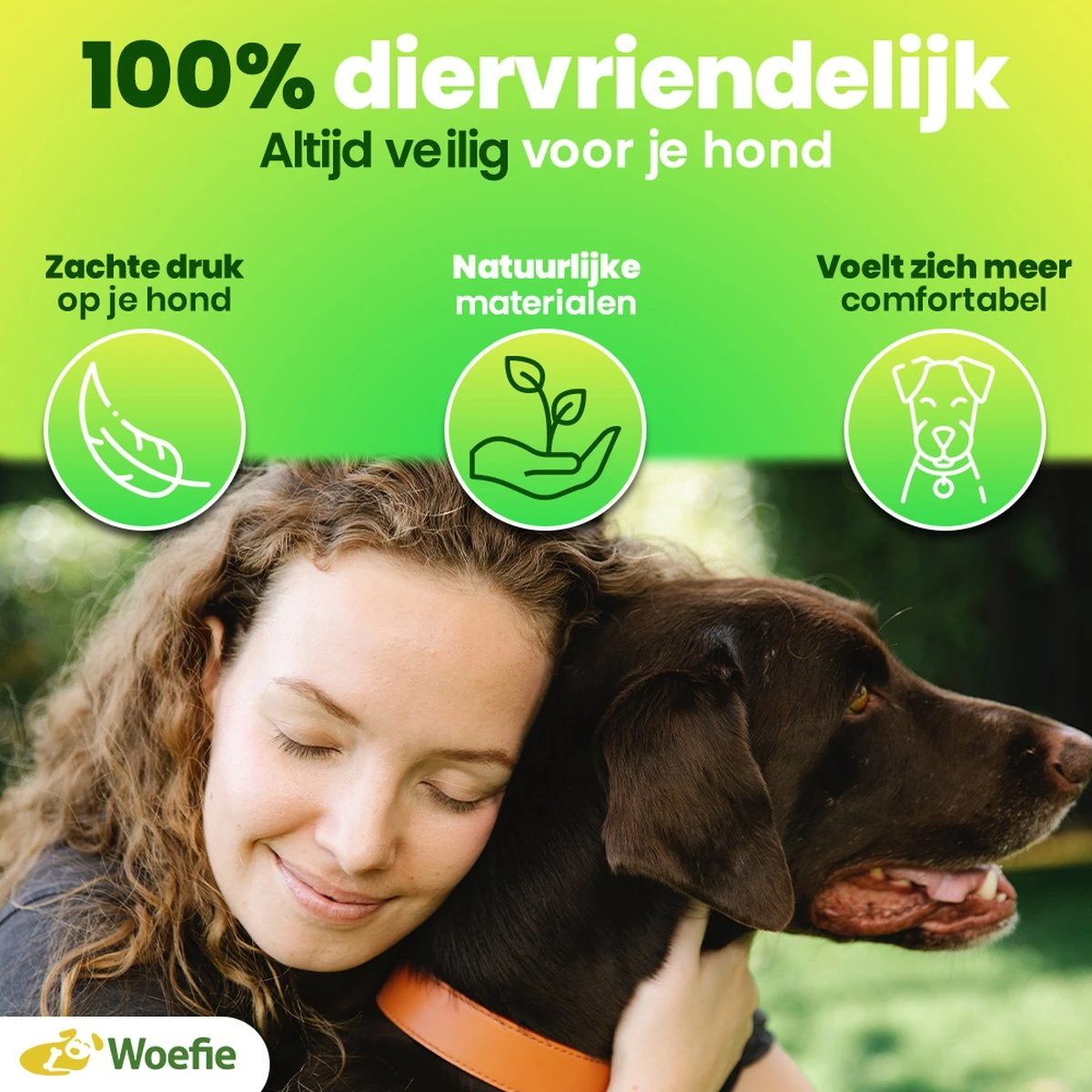 Woefie Honden Anti Stress Vest - Hond Blaffen - Maat S - Reflecterend - Thundershirt - Grijs 5 Woefie Honden Anti Stress Vest - Hond Blaffen - Maat S - Reflecterend - Thundershirt - Grijs - Afbeelding 3