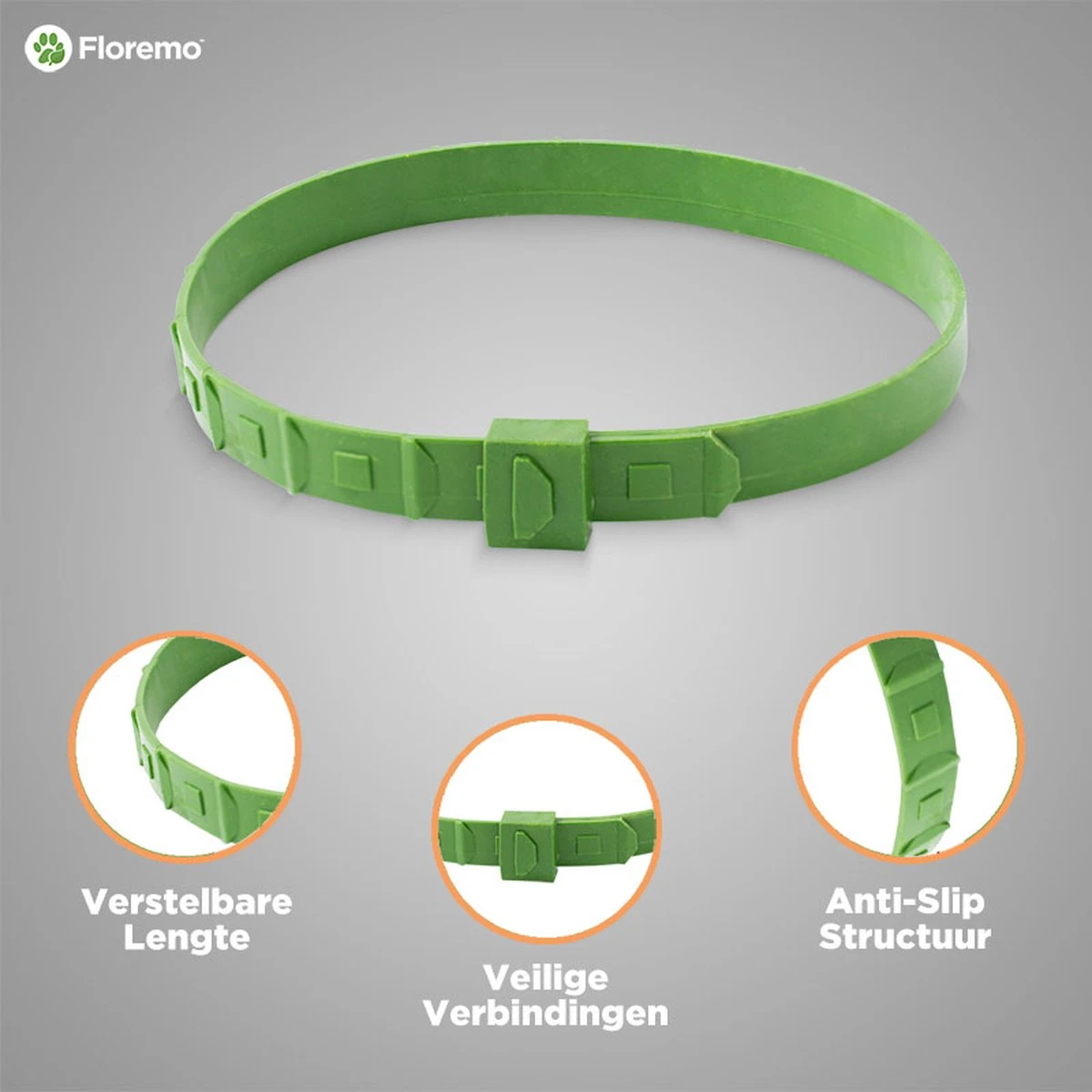 Floremo - Vlooienband En Tekenband Voor Hond - 3 Maanden Bescherming - Anti Tekenmiddel 5 Floremo - Vlooienband En Tekenband Voor Hond - 3 Maanden Bescherming - Anti Tekenmiddel - Afbeelding 3
