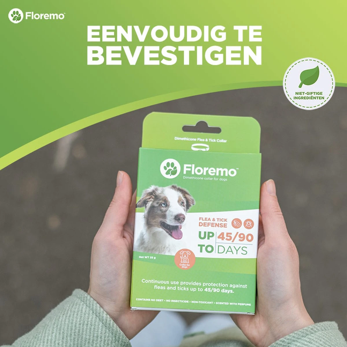 Floremo - Vlooienband En Tekenband Voor Hond - 3 Maanden Bescherming - Anti Tekenmiddel 10 Floremo - Vlooienband En Tekenband Voor Hond - 3 Maanden Bescherming - Anti Tekenmiddel - Afbeelding 8