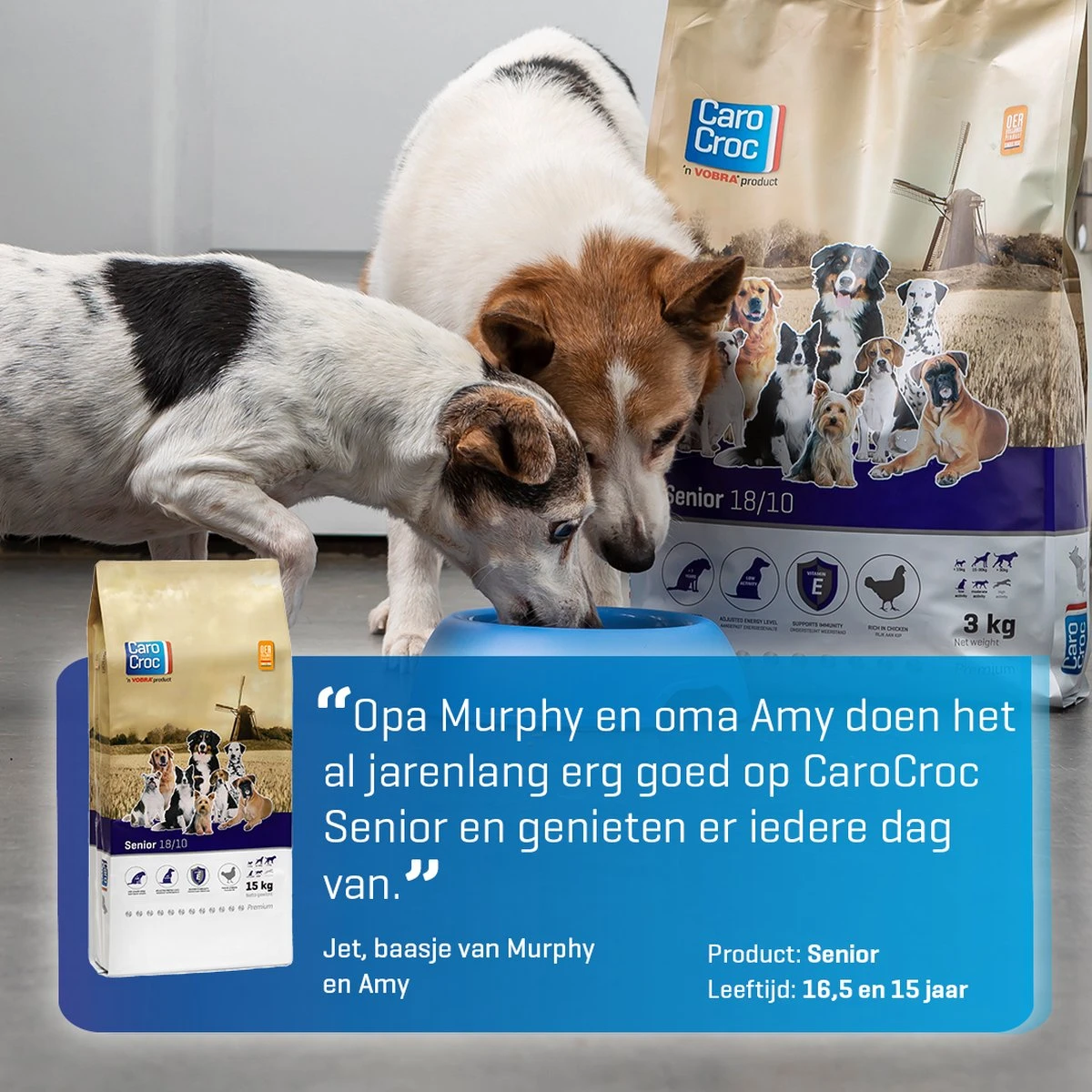 Carocroc Senior Silver 18/10 - Hondenvoer - 15 Kg 13 Carocroc Senior Silver 18/10 - Hondenvoer - 15 Kg - Afbeelding 11