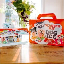 Smoofl Honden Lekkernij - Starter Kit Om Je Eigen Honden Ijs Te Maken, Kit Met 2 Ijsmixen Voor Honden, Pindakaas En Aardbei Smaak, Een Pootvormige Silicone Vorm - Voor 4 Hondenijsjes -Exporteren Alles Voor Honden Winkel 1200x1200 17
