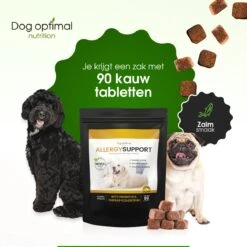 DOG OPTIMAL ALLERGY SUPPORT 90 Stuks - Allergie - Honden - Hondensnacks - Hondenkoekjes - Hondensupplementen - Honden - Puppy - Hondenvoeding - Weerstand - Supplement -Exporteren Alles Voor Honden Winkel 1200x1200 181