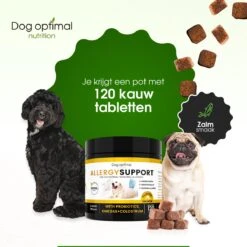 DOG OPTIMAL ANTI ALLERGY SUPPORT 120 Stuks - Allergie - Honden - Hondensnacks - Hondenkoekjes - Hondensupplementen - Honden - Puppy - Hondenvoeding - Weerstand - Jeuk-hond - Jeuk 17 DOG OPTIMAL ANTI ALLERGY SUPPORT 120 Stuks - Allergie - Honden - Hondensnacks - Hondenkoekjes - Hondensupplementen - Honden - Puppy - Hondenvoeding - Weerstand - Jeuk-hond - Jeuk -Exporteren Alles Voor Honden Winkel 1200x1200 189