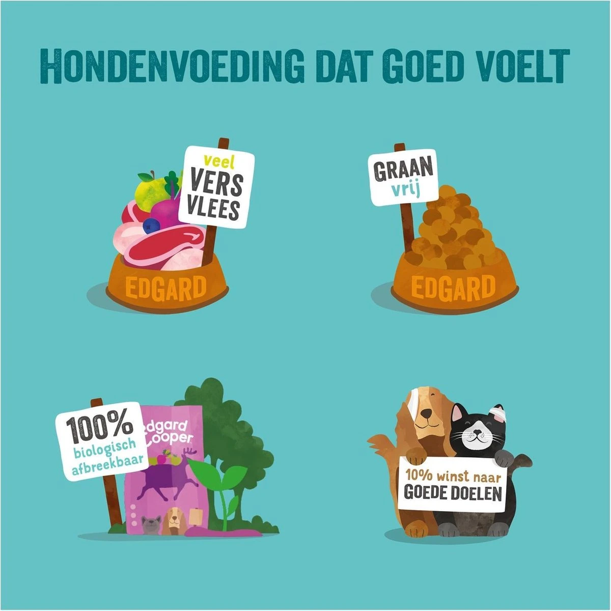 Edgard & Cooper Verse Scharrelkip Adult - Hondenvoer - 7kg 5 Edgard & Cooper Verse Scharrelkip Adult - Hondenvoer - 7kg - Afbeelding 3