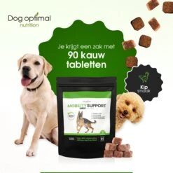 Dog Optimal Gewricht Supplement 90 Stuks - Mobility - Glucosamine Hond - Artrose - Heupdysplasie - Gewrichten - Hondensnacks - Hondenkoekjes - Hondensupplementen - Honden - Puppy - Hondenvoeding - Mankheid - HD - ED -Exporteren Alles Voor Honden Winkel 1200x1200 217