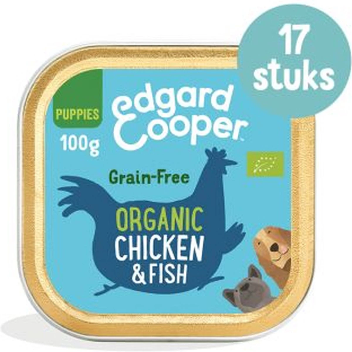 17x Edgard & Cooper Kuipje Vers Vlees Puppy Hondenvoer Bio Kip - Vis 100 Gr 14 17x Edgard & Cooper Kuipje Vers Vlees Puppy Hondenvoer Bio Kip - Vis 100 Gr - Afbeelding 12