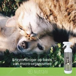 Nutrani Geurverwijderaar, 750 Ml, Natuurlijke Enzymreiniger Als Gebruiksklare Spray Met Biologische Werking, Verwijdert Geurtjes, Urine, Poep En Vlekken Van Honden En Katten -Exporteren Alles Voor Honden Winkel 1200x1200 290