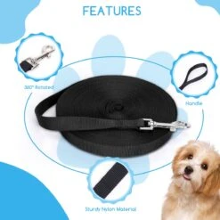 Nobleza Trainingslijn - Longeerlijn - Sleeplijn - Hondenlijn - Trainingslijn Hond - Speurlijn - 10 Meter - Zwart -Exporteren Alles Voor Honden Winkel 1200x1200 296