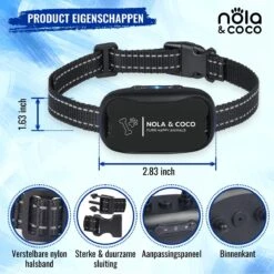 Nola & Coco® Oplaadbare Anti Blafband - 4 Kleuren - Zonder Schok - Waterdichte Diervriendelijke Blaf Halsband - Opvoedingshalsband - Voor Grote En Kleine Honden - Lichte Vibratie En Geluid - 3 Tot 60kg 15 Nola & Coco® Oplaadbare Anti Blafband - 4 Kleuren - Zonder Schok - Waterdichte Diervriendelijke Blaf Halsband - Opvoedingshalsband - Voor Grote En Kleine Honden - Lichte Vibratie En Geluid - 3 Tot 60kg -Exporteren Alles Voor Honden Winkel 1200x1200 303