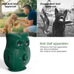Bolify - Anti Blaf Apparaat - Anti Blafband - Anti Blaf - Zonder Schok - Diervriendelijk - Ultrasoon - Uil Model -Exporteren Alles Voor Honden Winkel 1200x1200 348