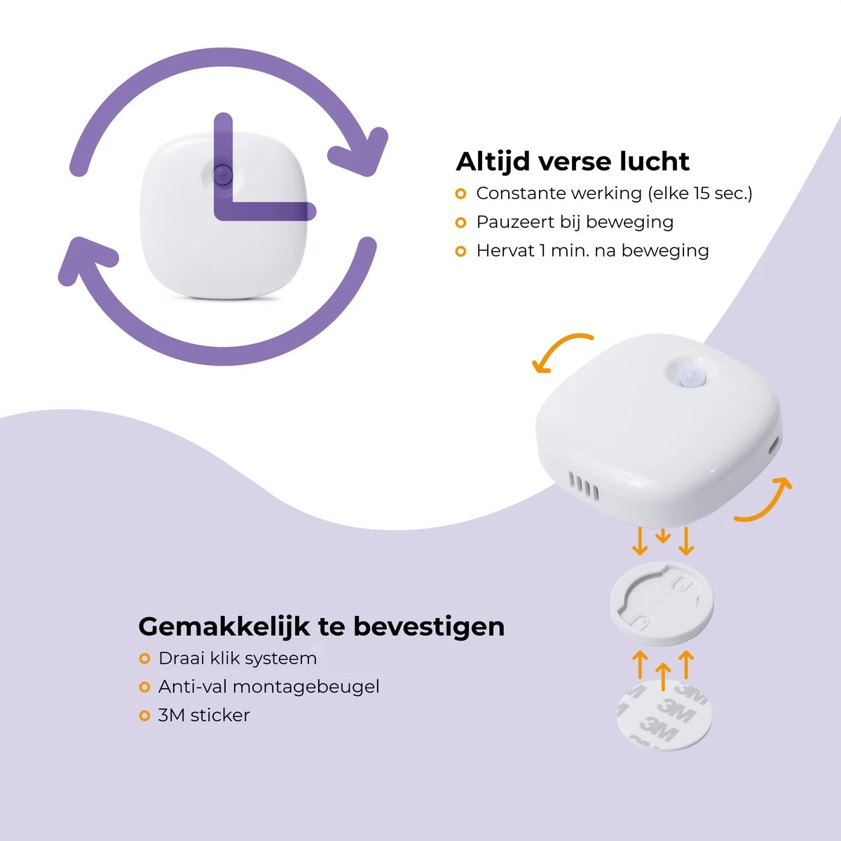 Pettadore Air Insight - Kattenbak Geurverdrijver & Teller - Actieve Zuurstof En Ionen - Oplaadbaar - Met App 9 Pettadore Air Insight - Kattenbak Geurverdrijver & Teller - Actieve Zuurstof En Ionen - Oplaadbaar - Met App - Afbeelding 7