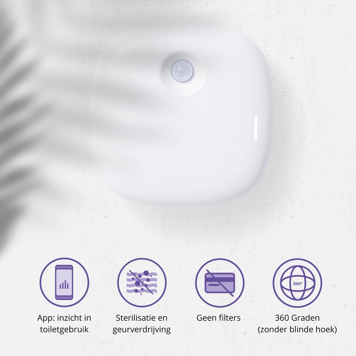 Pettadore Air Insight - Kattenbak Geurverdrijver & Teller - Actieve Zuurstof En Ionen - Oplaadbaar - Met App 12 Pettadore Air Insight - Kattenbak Geurverdrijver & Teller - Actieve Zuurstof En Ionen - Oplaadbaar - Met App - Afbeelding 10