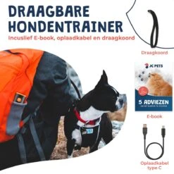 JC Pets Ultrasone Anti Blaf Apparaat Voor Kleine En Grote Honden - Oplaadbaar - Alternatief Anti Blafband Voor Honden - Diervriendelijk & Zonder Schok -Exporteren Alles Voor Honden Winkel 1200x1200 399