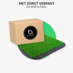Merkloos Hondentoilet Kunstgras Met Bak - Indoor Dierentoilet - Uitneembare Opvangbak - Puppy Training Pets - Outdoor/Balkon/Tuin/Indoor Toilet - 50x64 Cm -Exporteren Alles Voor Honden Winkel 1200x1200 427