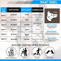 Sharon-B Muilkorf Hond - Camo Bruin - Maat M - Snuitomtrek 26 Tot 30 Cm - Voor Middelgrote Honden -Exporteren Alles Voor Honden Winkel 1200x1200 441